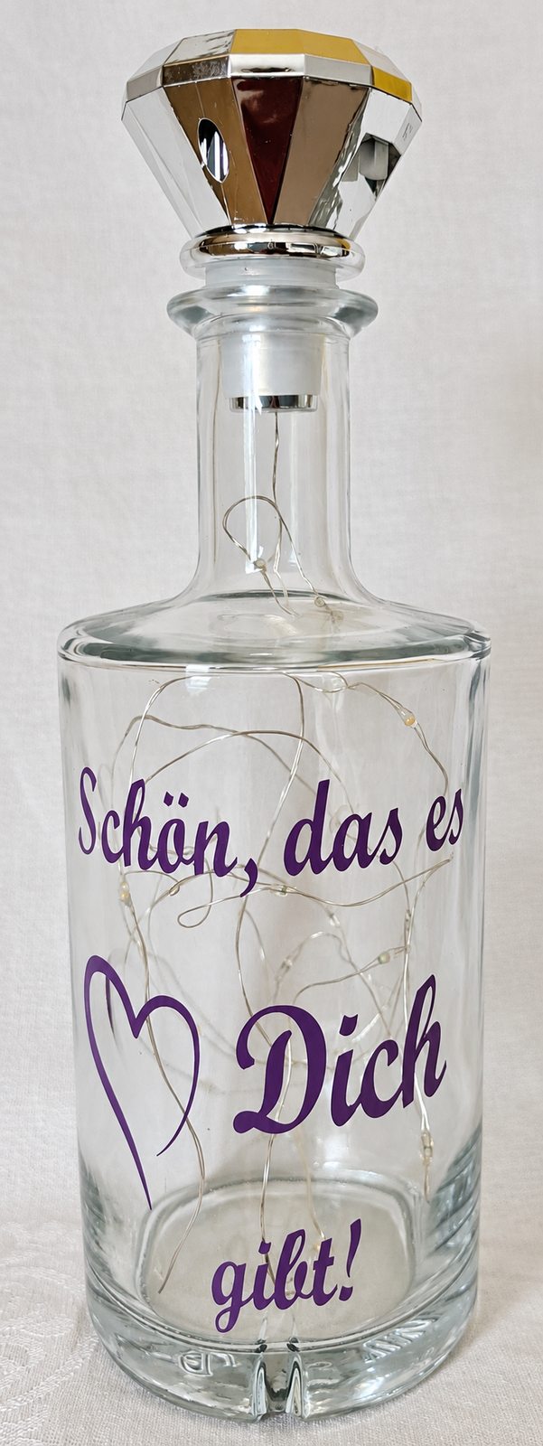 Solarflaschen mit Sprüchen
