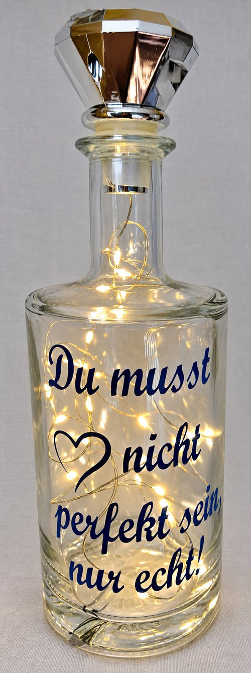Du musst nicht perfekt sein,  nur echt