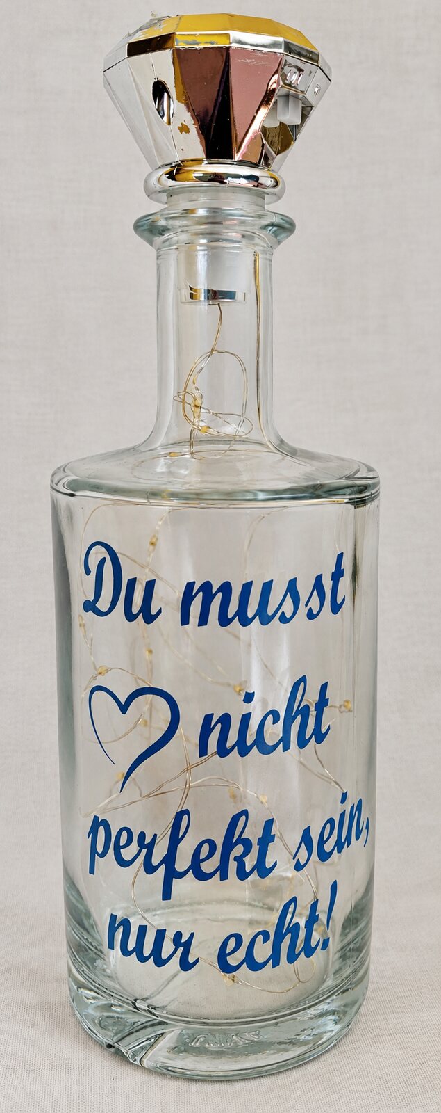 Du musst nicht perfekt sein,  nur echt