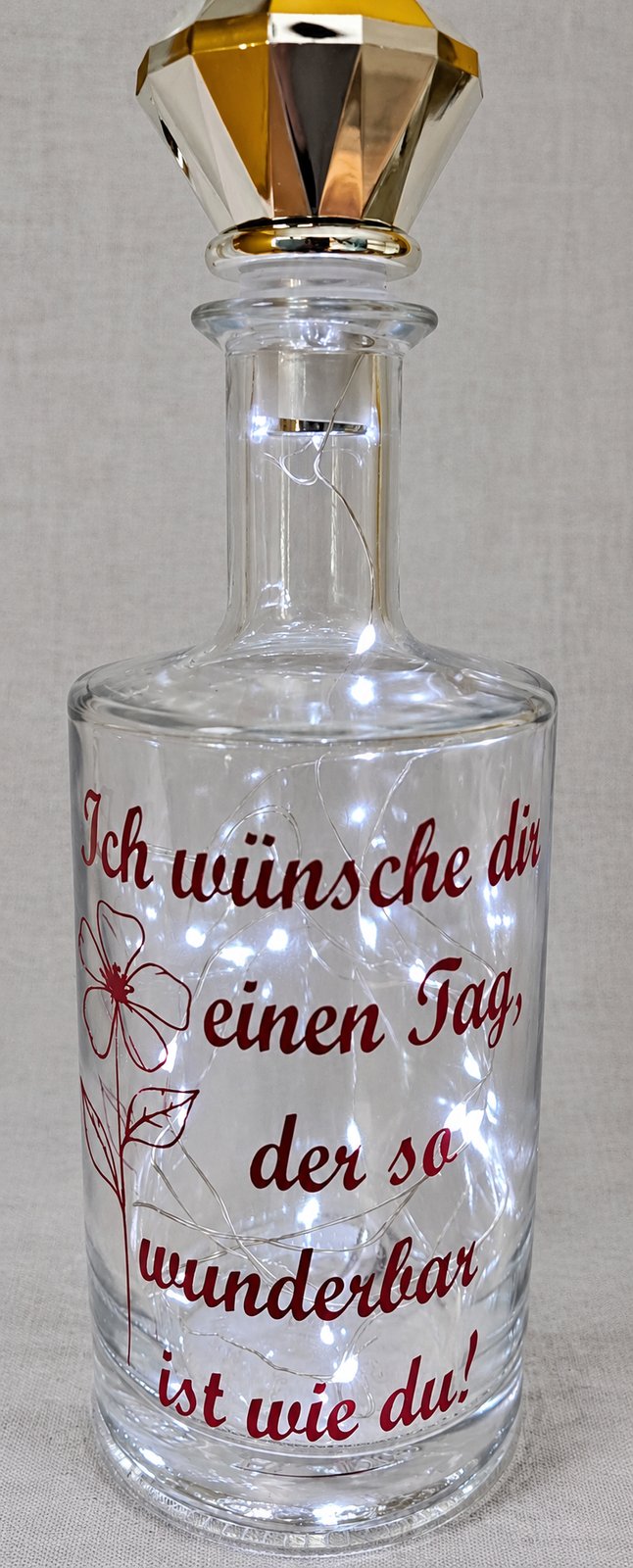 Ich wünsche dir einen Tag, der so wunderbar ist wie du